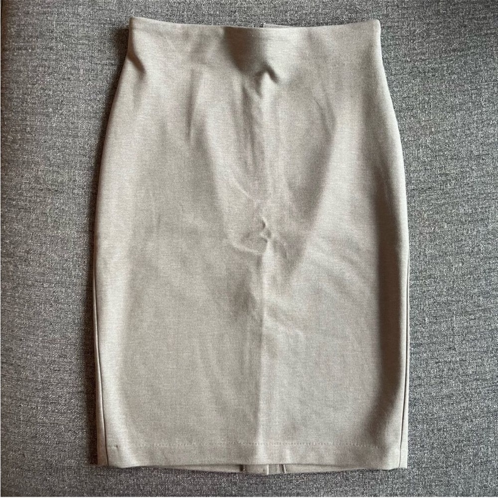PHILOSOPHY Taupe Pencil Skirt